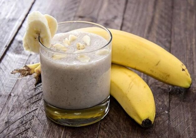 Banana and kefir