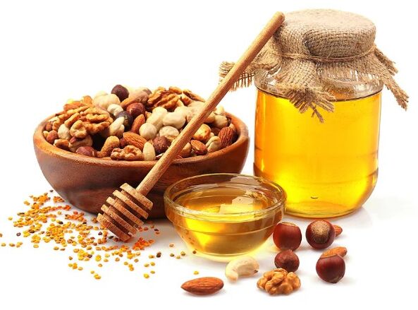 Honey with nuts