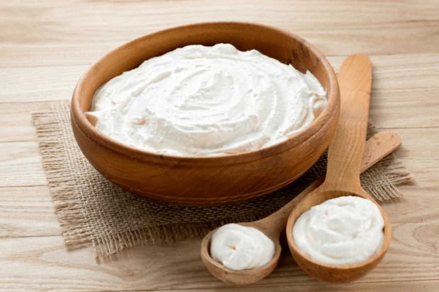 Sour cream for efficiency